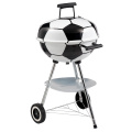 Football Shaped Design Charcoal BBQ Grill Barbecue